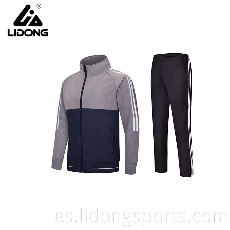 Uniformes escolares al por mayor, ropa deportiva de poliéster, chándal simple